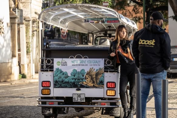 Tuk Tuk in Lisbon